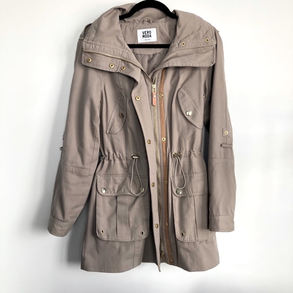 VERO MODA TAN VERSATILE JACKET - Picture 9 of 14